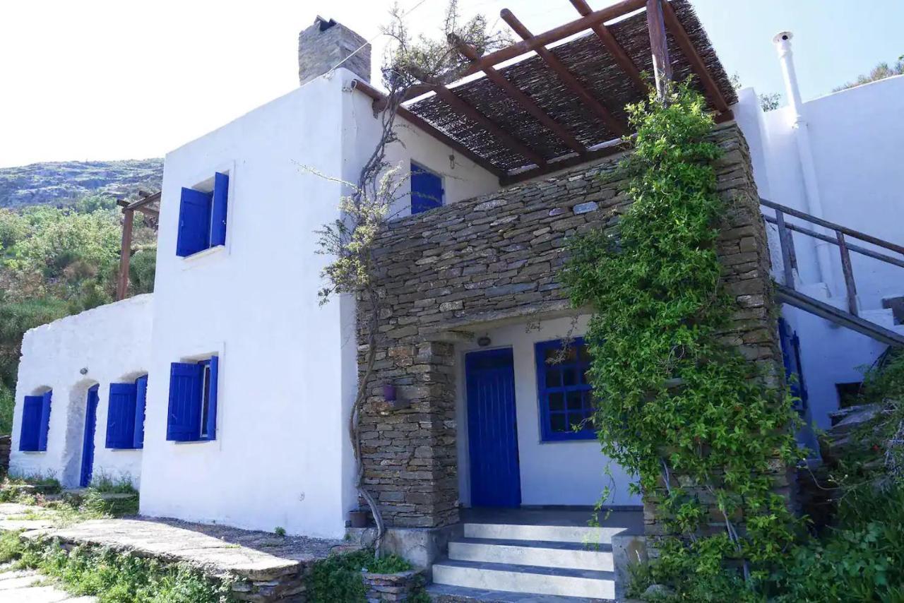Traditional Village House On Kea Milopotamos  Exterior photo