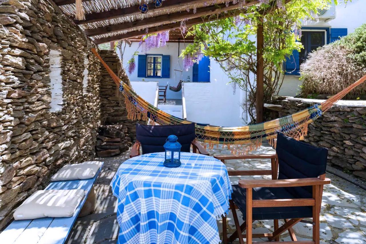 Traditional Village House On Kea Milopotamos  Exterior photo